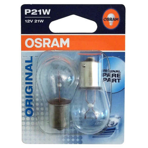 Osram 2 Stück P21W 21 W 12 Volt BA15s 7506-02B