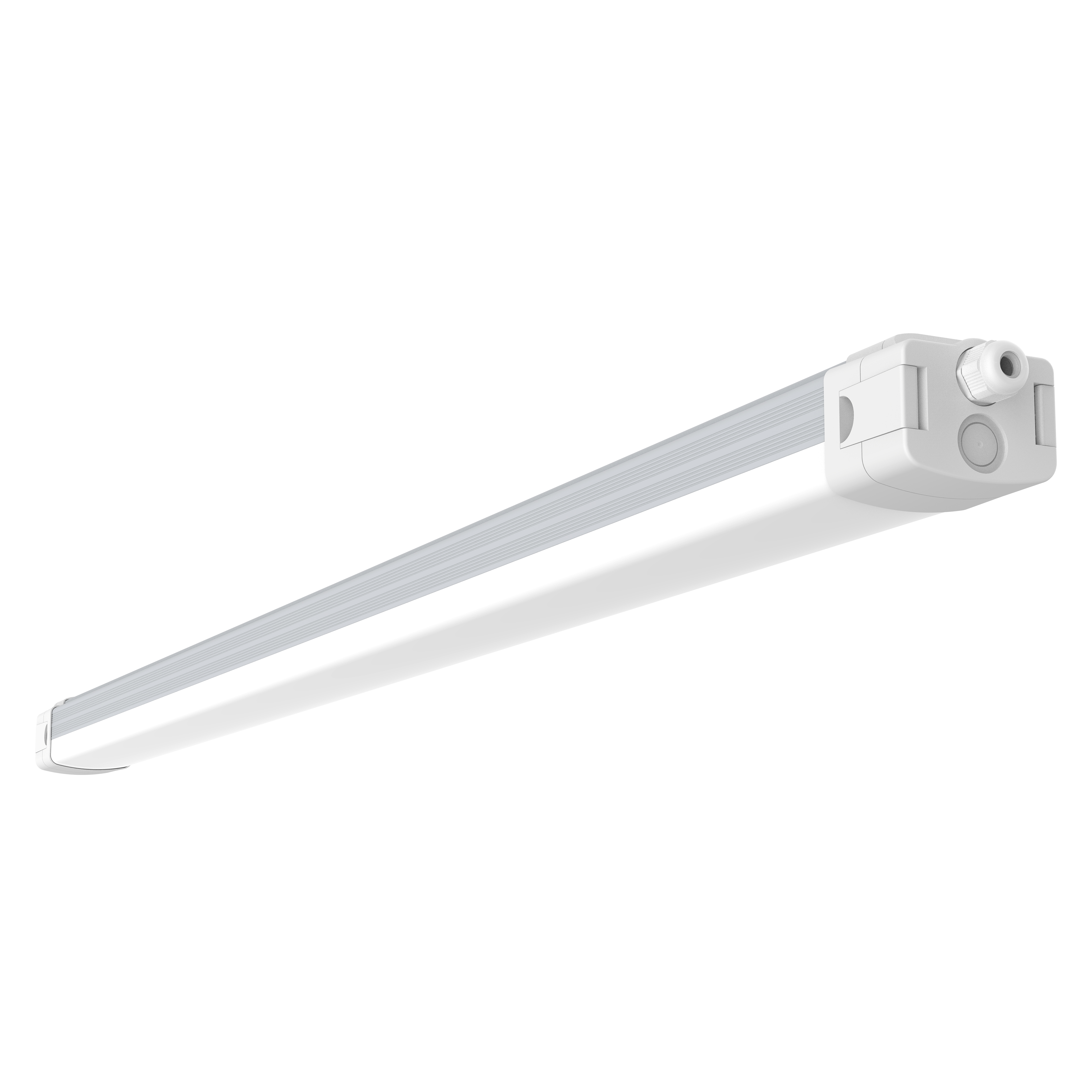 LED Feuchtraumleuchte SHARK-X mit Bewegungsmelder 32 Watt 3000 4000 6500 Kelvin IP65 1500mm (Fernbedienung separat bestellen)