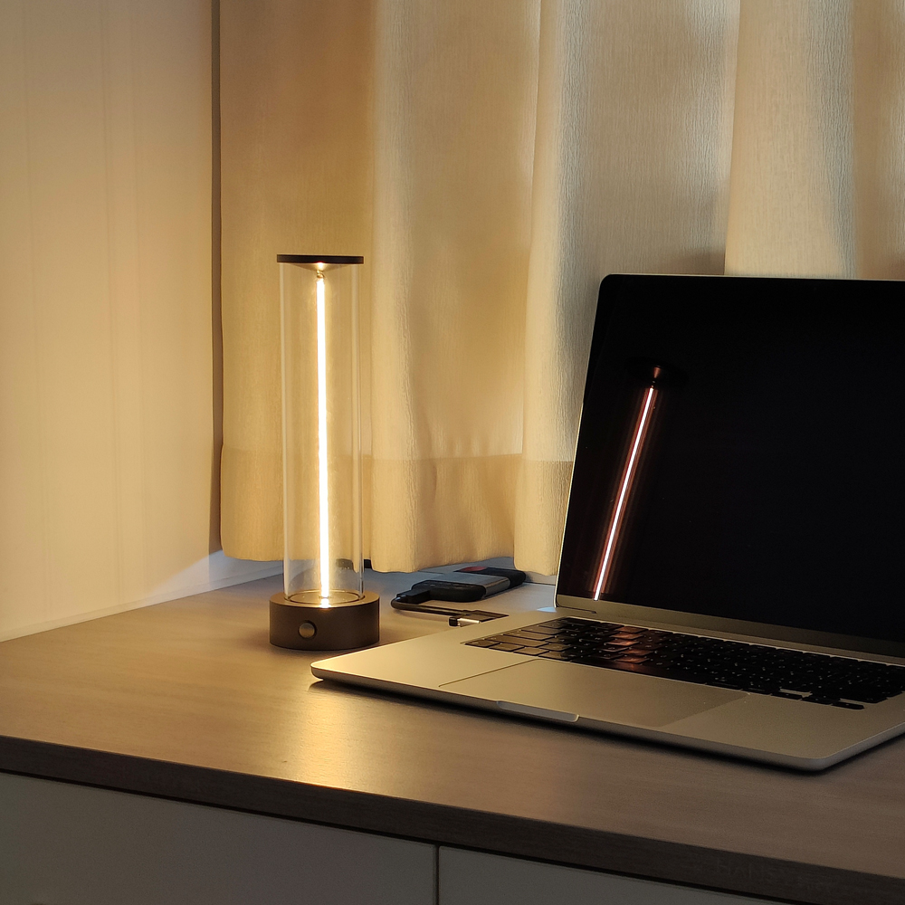 Heitronic LED Tischleuchte MAGIC 3 Stufen dimmbar 243mm 1 Watt warmweiss 3000 Kelvin 90 Lumen