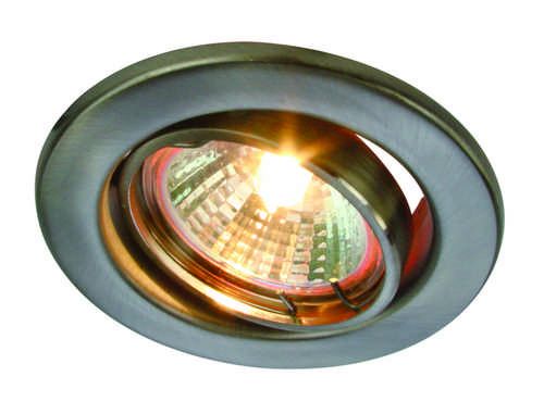 HEITRONIC - Einbaustrahler rund Edelstahl gebürstet GU5,3 maximal 35 Watt